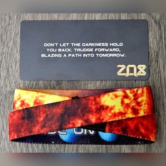 ZOX "RIDE ON" #38 SUPER RARE DIAMOND DOUBLE MOONSTONE Collectible MED wristband - Picture 13 of 16